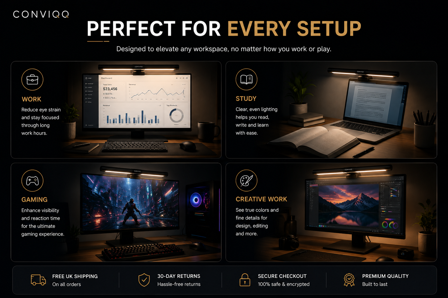 CONVIQO Monitor Light Pro