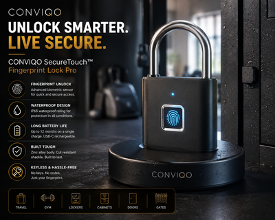 CONVIQO SecureTouch Fingerprint Lock Pro