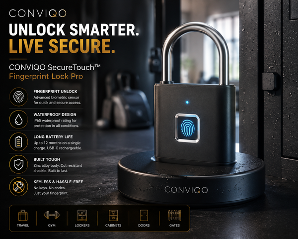CONVIQO SecureTouch Fingerprint Lock Pro