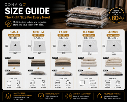 CONVIQO Vacuum Storage Bags